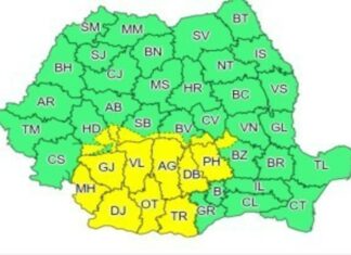 Cod galben de ploi in Oltenia