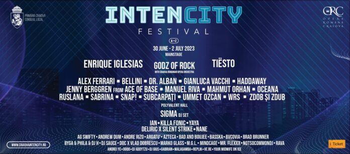 Festivalul IntenCity, lista finala cu artistii si programul evenimentului