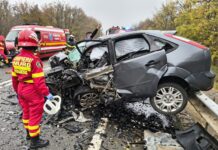 Dolj: Accident grav pe DN 56! Cei doi șoferi au decedat