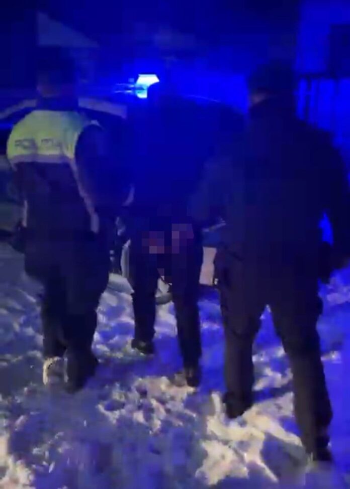 Reținut după ce a fost prins