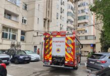Incendiu într-un apartament din Craiova