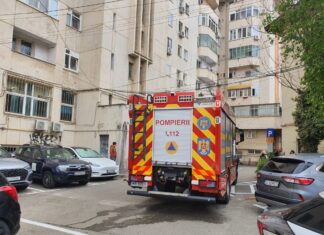 Incendiu într-un apartament din Craiova