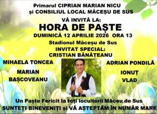Hora de Paște reunește comunitatea din Măceșu de Sus într-un eveniment de tradiție și bucurie