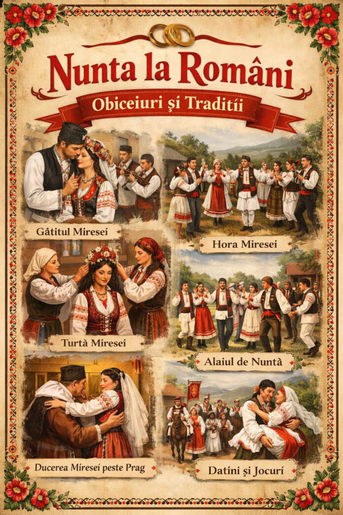 NUNTA LA ROMÂNI, Obiceiuri și Tradiții (1) Nunta la români, obiceiuri și tradiții, la Băilești