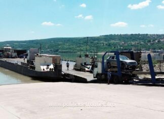 Traversarea cu ferryboatul între Bechet și Oryahovo, oprită din cauza vremii