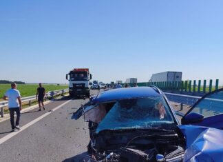 Accident rutier pe DEx Craiova-Pitești