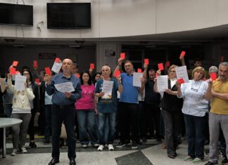 Încă o zi de proteste la ANAF Dolj