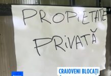 Un bloc întreg a fost sechestrat cu gard și lacăt! Locatarii intră în case prin magazinul de la parter Un bloc întreg a fost sechestrat cu gard și lacăt!