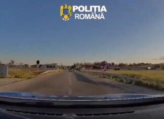 Urmărire ca în filme în Craiova! Un șofer fără permis a fugit de polițiști și a fost prins în Braniște