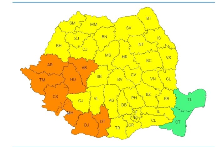 Alertă de caniculă în Oltenia