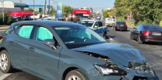 Trei persoane la spital după un accident produs pe Calea București din Craiova