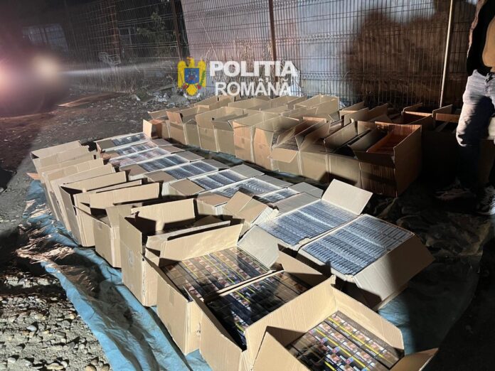 Percheziții în Bucovăț: 550.000 de țigarete fără timbru fiscal
